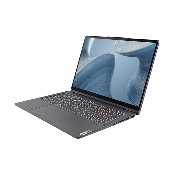 لپتاپ Lenovo IP Flex Ryzen 5 لمسی و تاشو لپتاپ لنوو Lenovo IP Flex با پردازنده Ryzen 5 5500U، رم 8 گیگابایت آنبورد، حافظه SSD 256 گیگابایت، گرافیک Radeon و نمایشگر 14 اینچ لمسی FHD+ تاشو