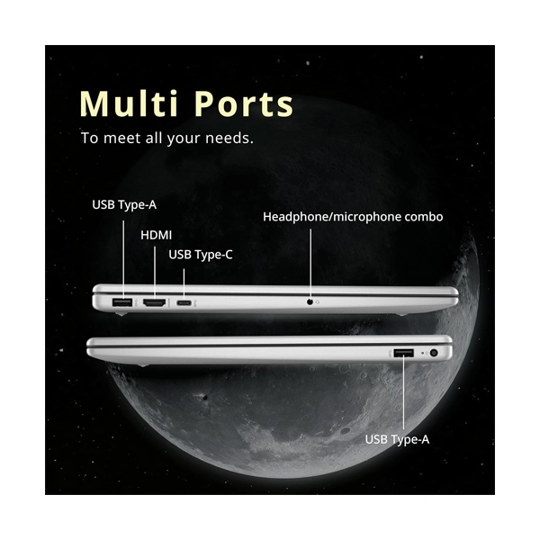 لپتاپ اچ پی HP 15-eg با پردازنده Core i5-1235U، رم 8 گیگابایت، حافظه SSD 256 گیگابایت، گرافیک Intel و نمایشگر 15 اینچ Full HD
