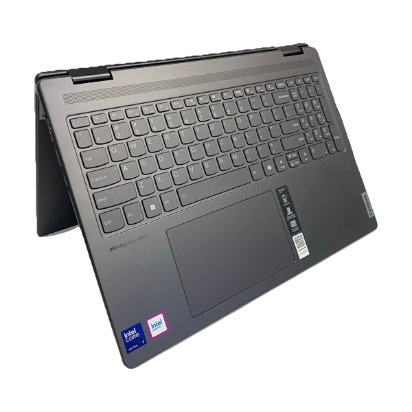 لپتاپ Lenovo Yoga با پردازنده Intel Core Ultra 7 155U، رم 16 گیگابایت آنبورد، حافظه SSD 512 گیگابایت و نمایشگر 16 اینچ لمسی FHD+ تاشو